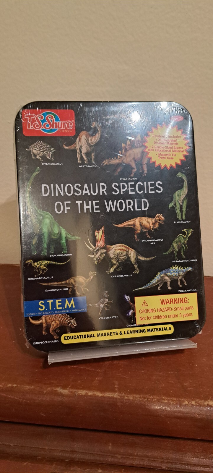 Dinosaur Species Of The World T.S.Shure Bendon Educational Magnets/ Learn STEM