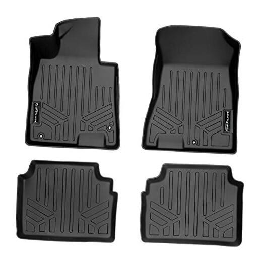 Custom Fit Floor Mats 2 Row Liner Set Black Compatible with 2021-2022 Kia K5