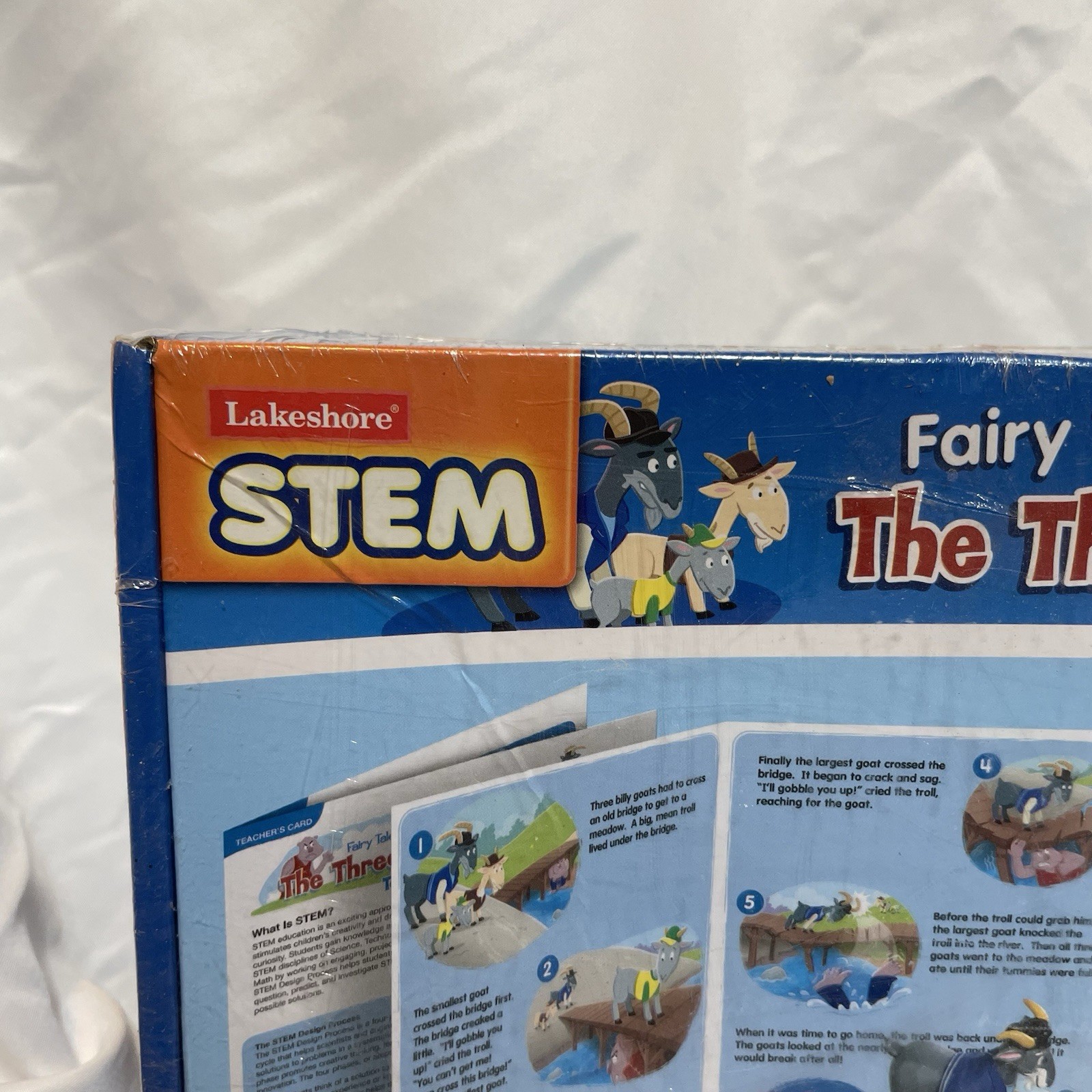 NEW Lakeshore STEM Three Billy Goats Gruff Fairy Takes Problem Solving Kit