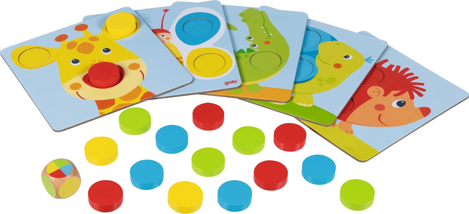 GOKI 56334 Mi Primer juego clasificación de Colores Forms, Multicolored, One Siz