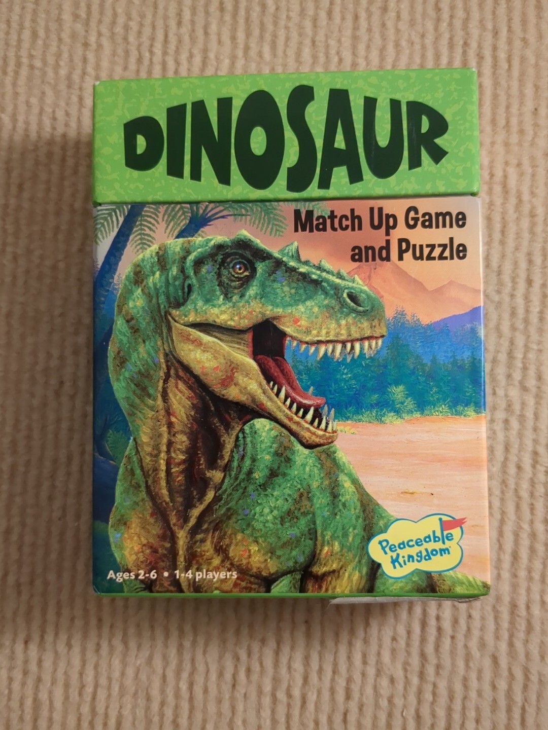Peaceable Kingdom Dinosaur Match Up Game And Puzzle For Ages 2 – 6
