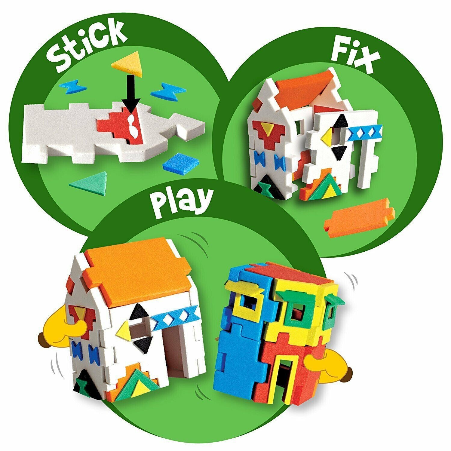 Educational Toy And 3D Puzzle (Worldwide: Houses on The Map)( 5+Yrs )
