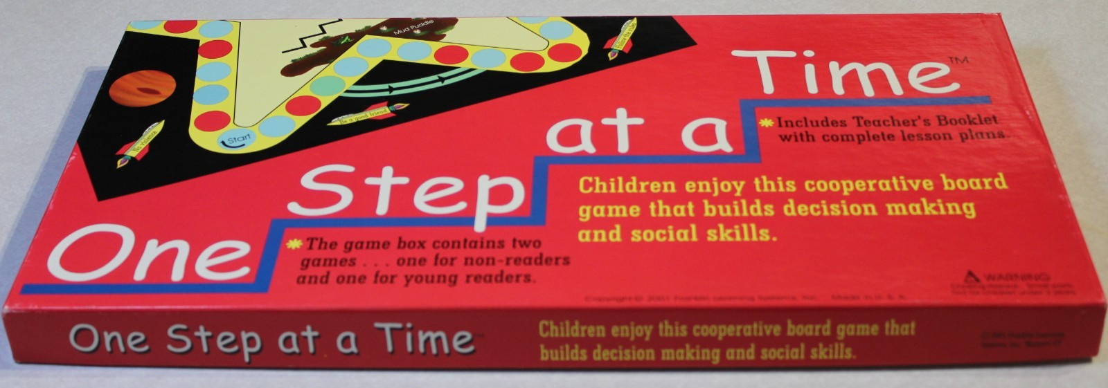Homeschool Franklin Learning System One Step at a Time Interactive Board Game