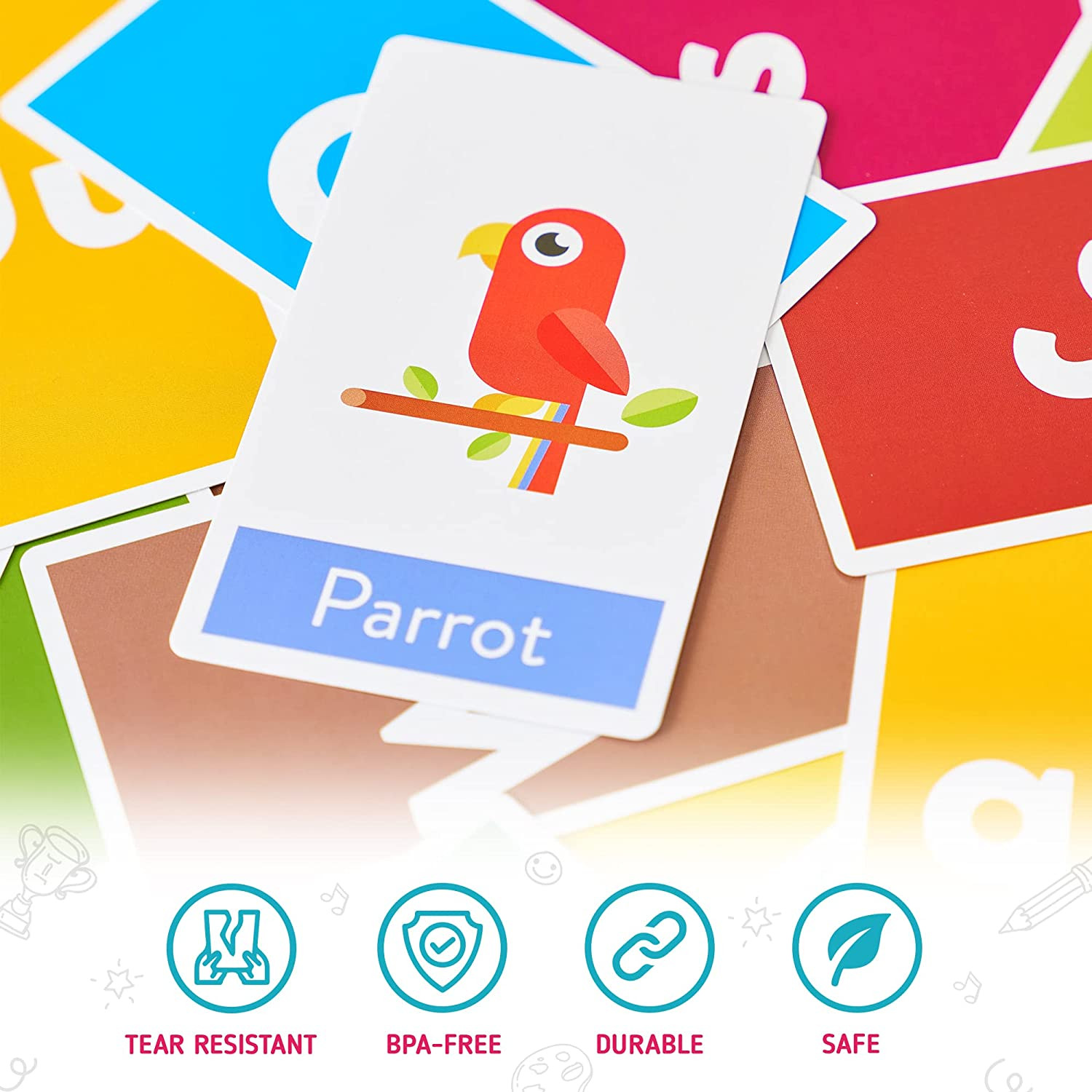 Toddler Flash Cards – Interactive Alphabet Learning with Alphabet Flash Cards fo