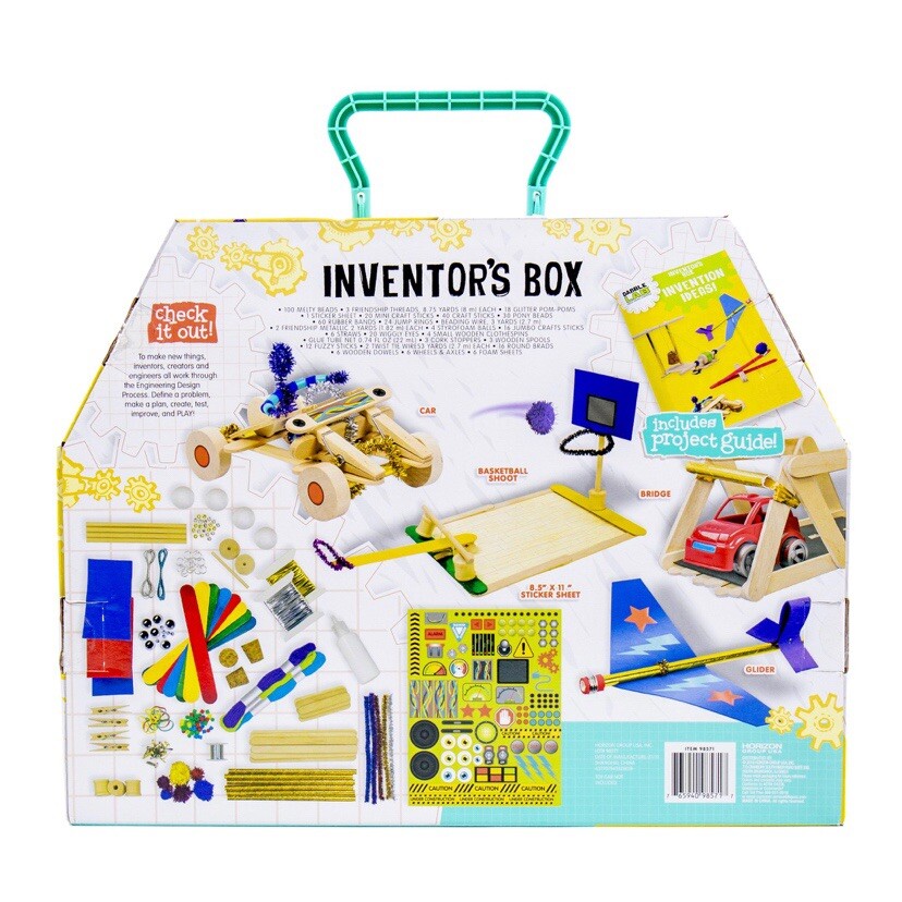 Dabble Lab Kids Inventors Box Fun Educational Crafts Ages 8 + 250 Pieces New