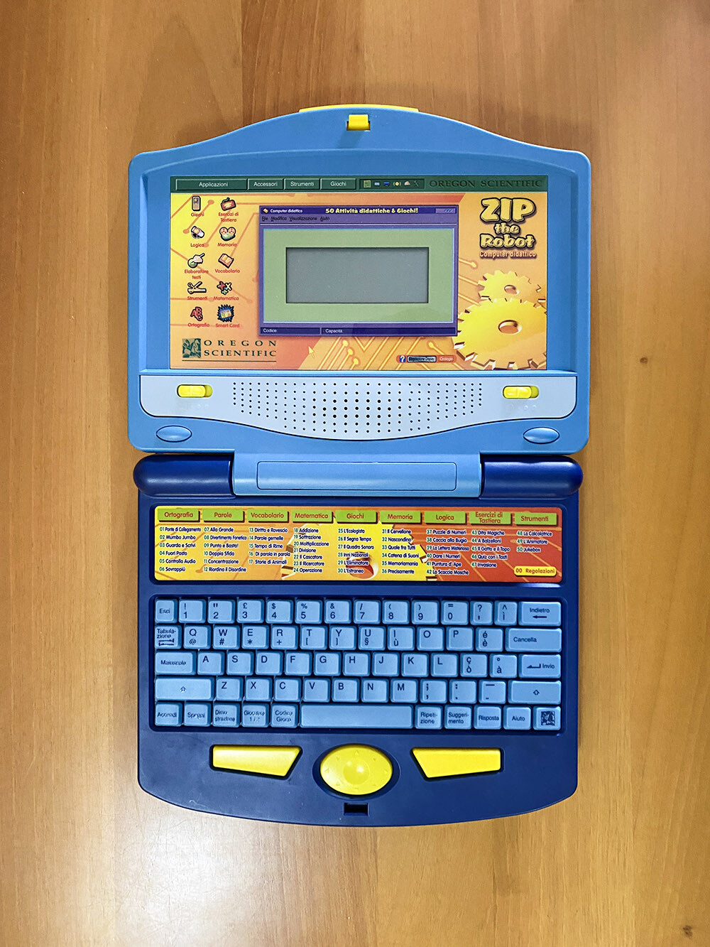 Zip the Robot Educational Computer Oregon Scientific 50 Activities Educational Games