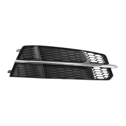 Fog Light Grill Front Lower Bumper Fog Light Cover Inserts for Audi A6 C7 S