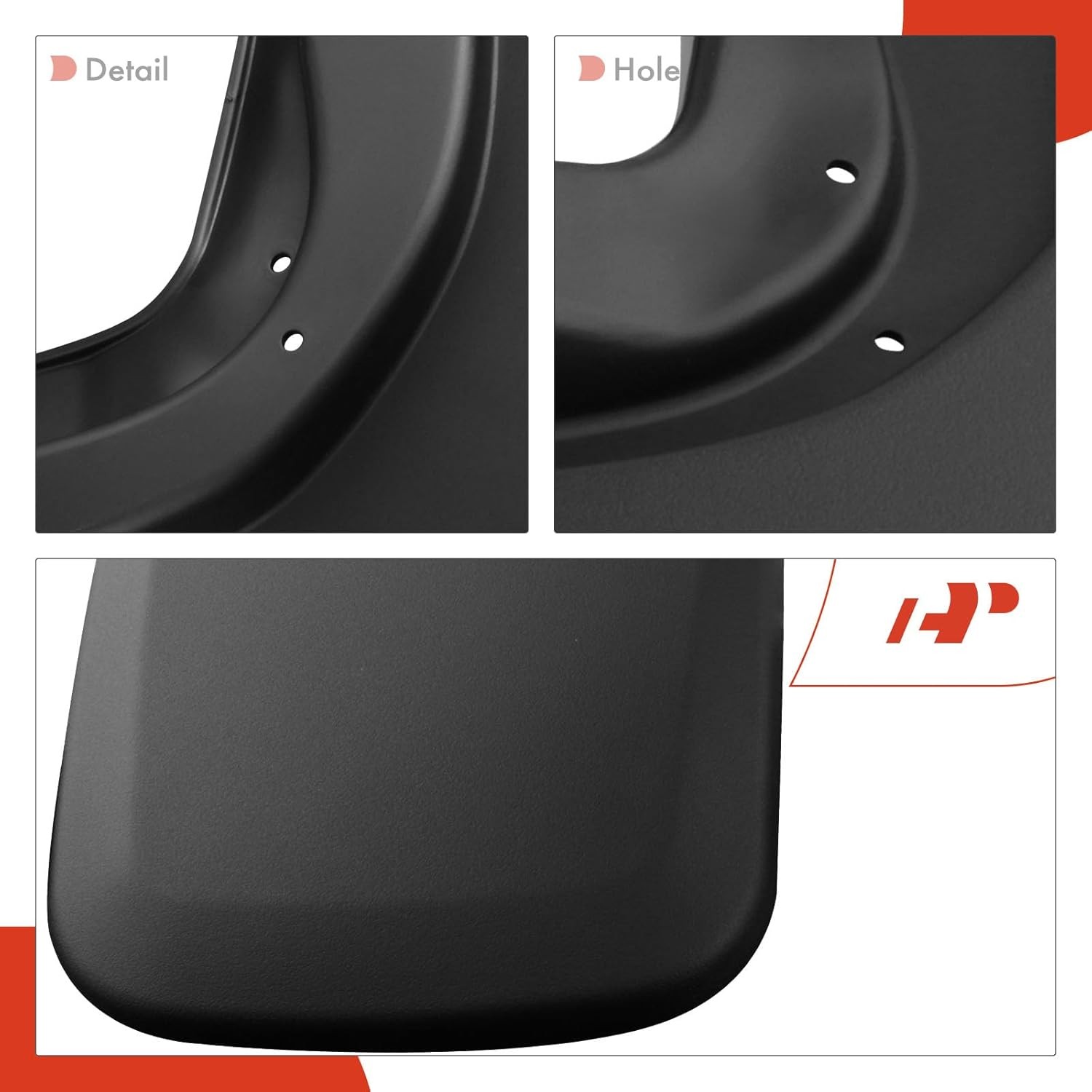 A-Premium 4PCS Mud Flaps Compatible with Toyota Tacoma 2005-2015 Pickup (with Fe