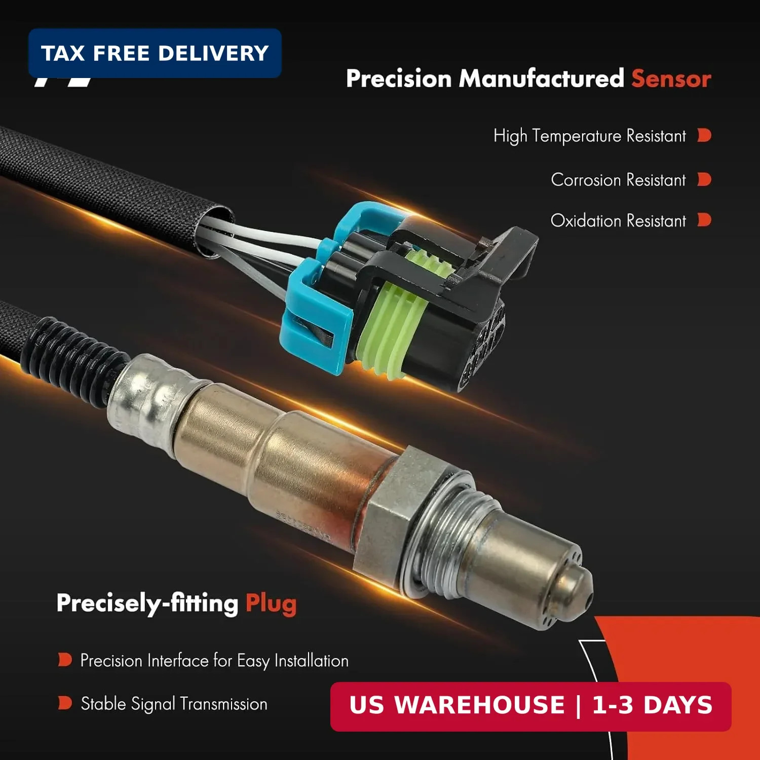 A-Premium O2 Oxygen Sensor Compatible with Chevy, GMC, Cadillac, Buick & Saturn