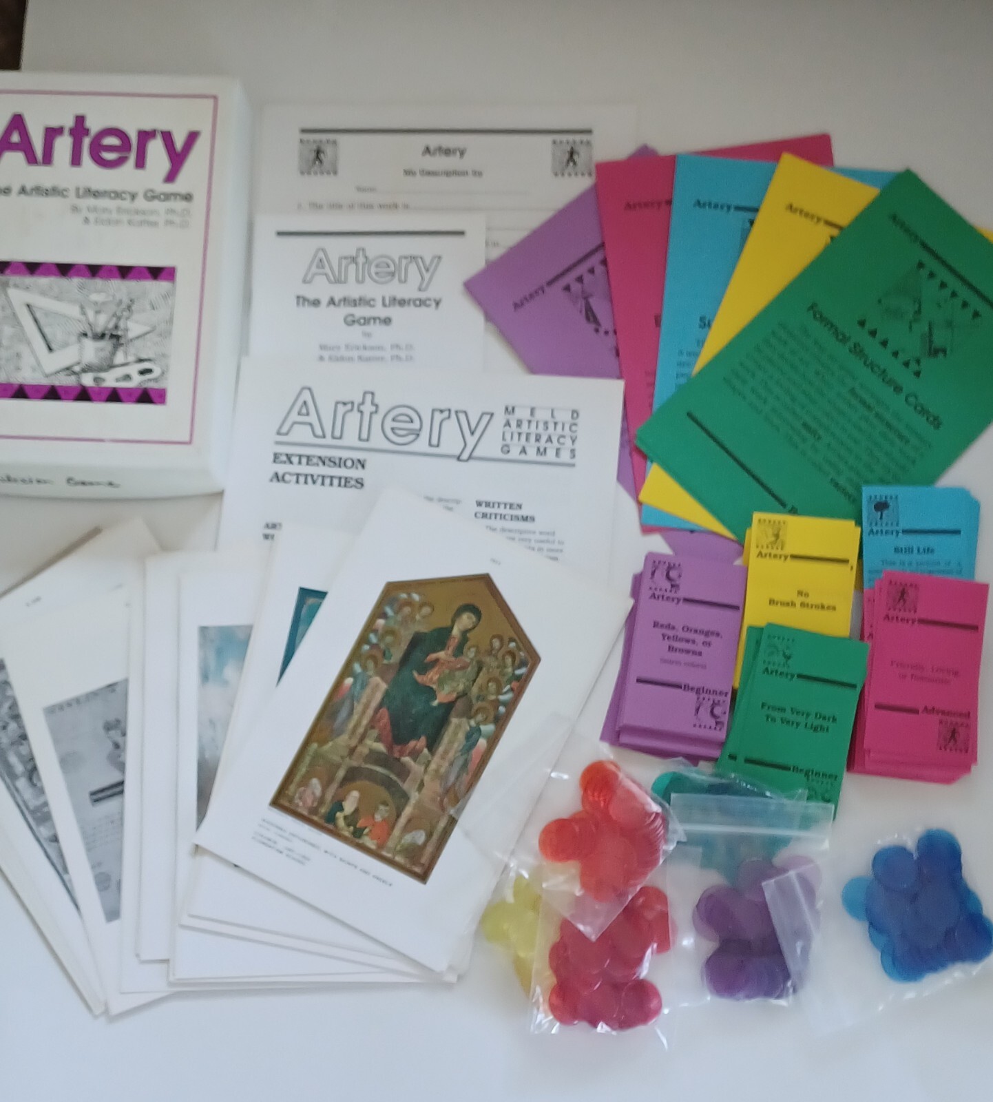 Curriculum School Artery – The Artistic Literacy Game 1991 Art Education Home