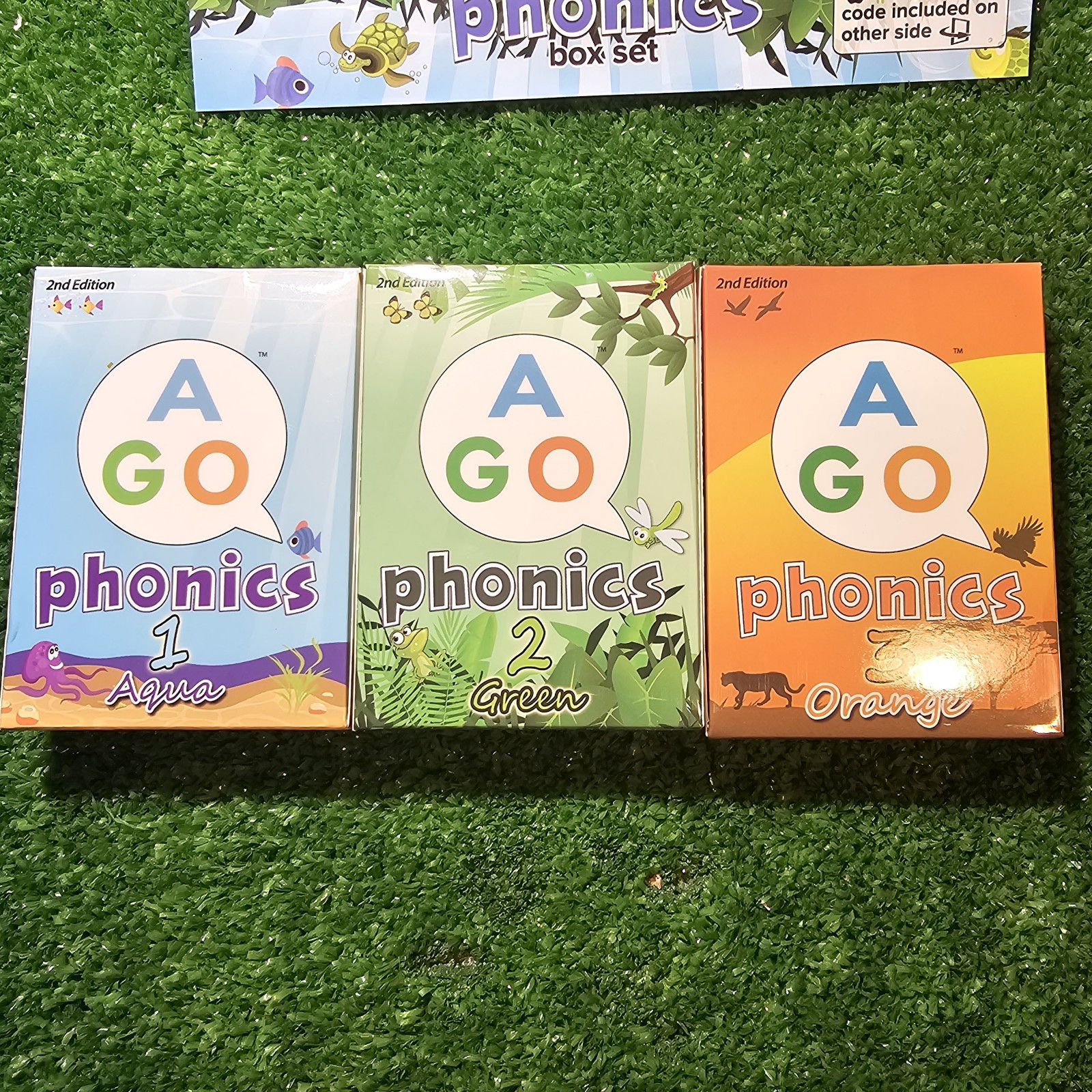 AGO QnA ESL Card Game for Learning English. 3 Level Box Set. Practice English…