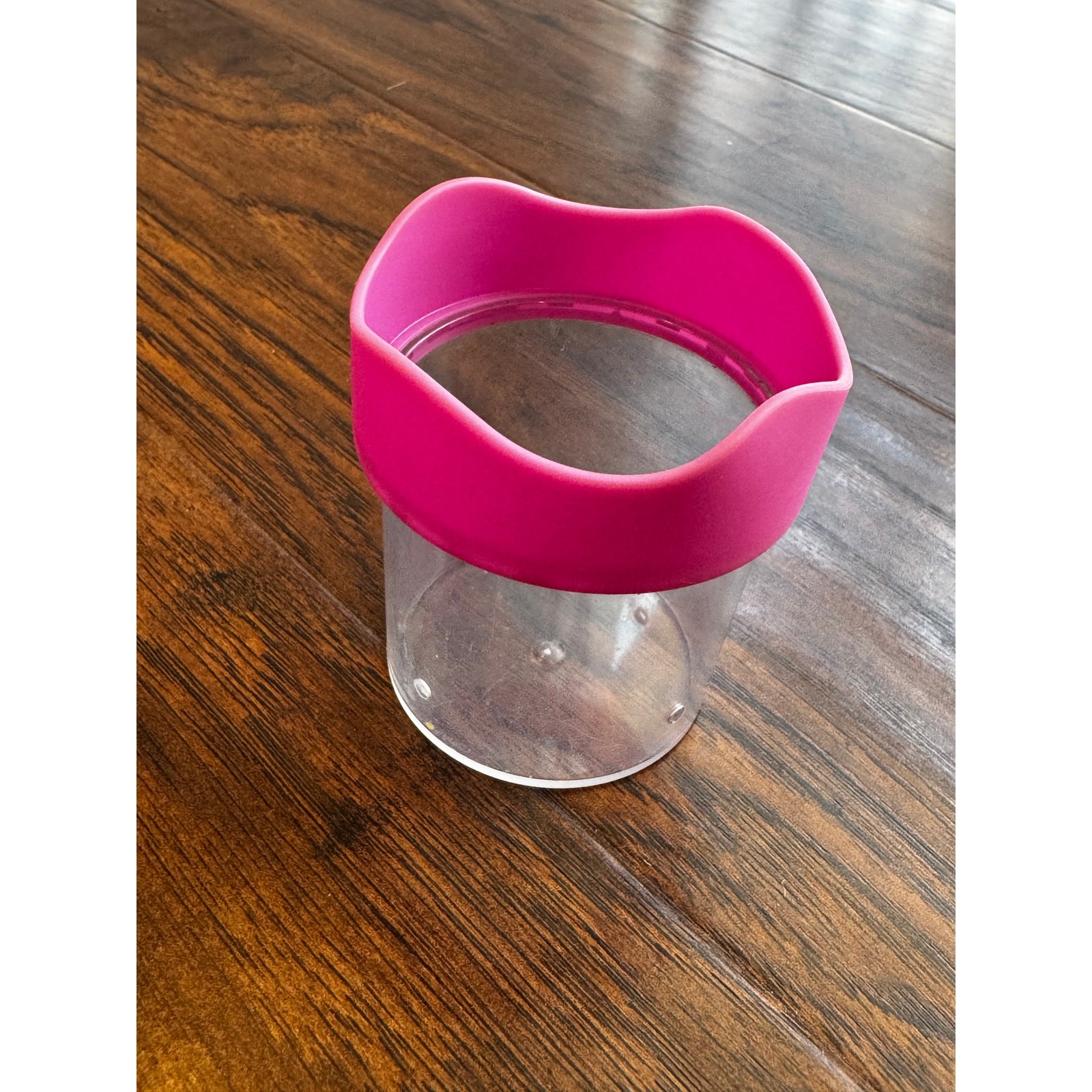 Lovevery Nesting Stacking Rainbow Drip Drop Cup Replacement Clear & PINK Single