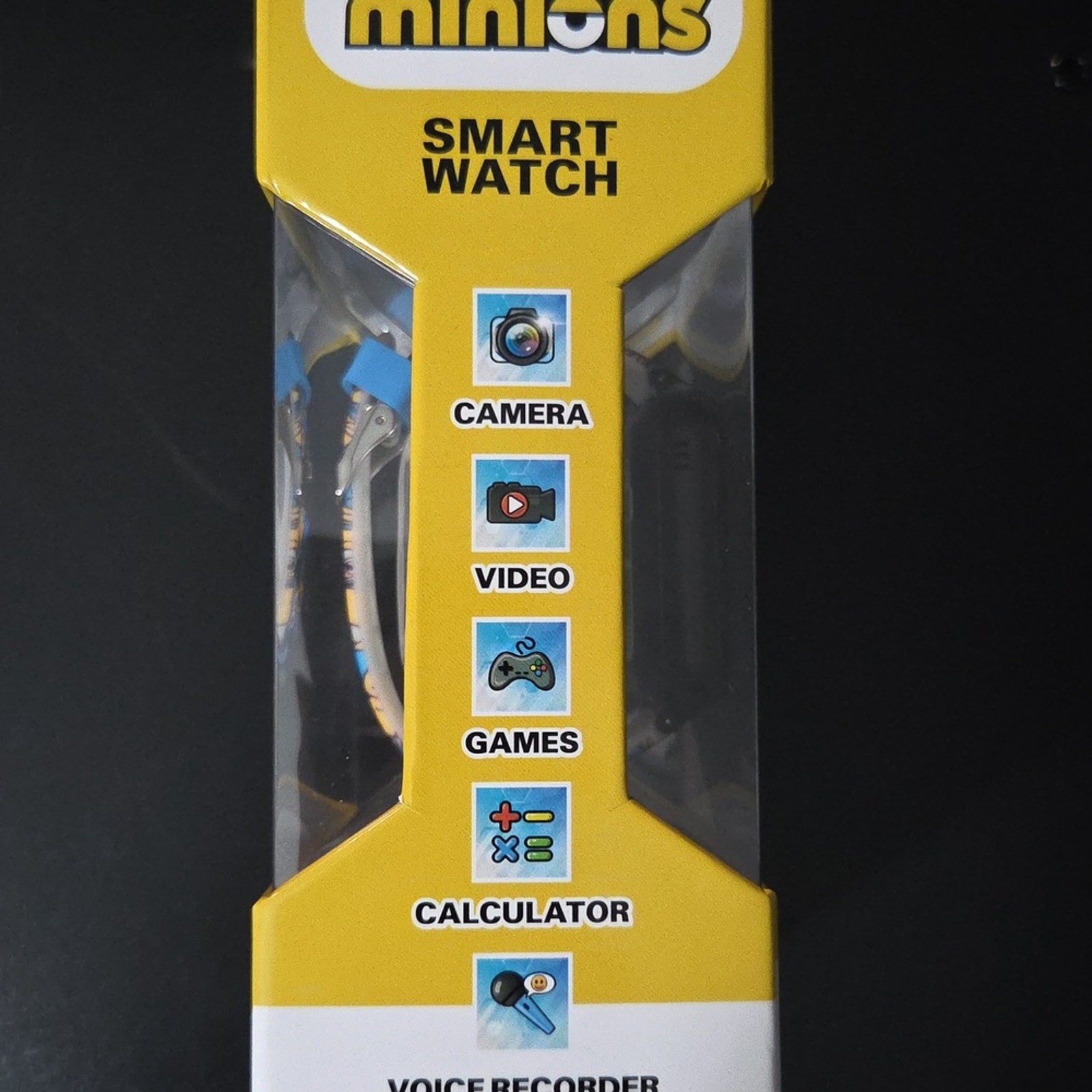 Minions Kids Smartwatch Digital Camera Games Alarm Calculator Rechargeable