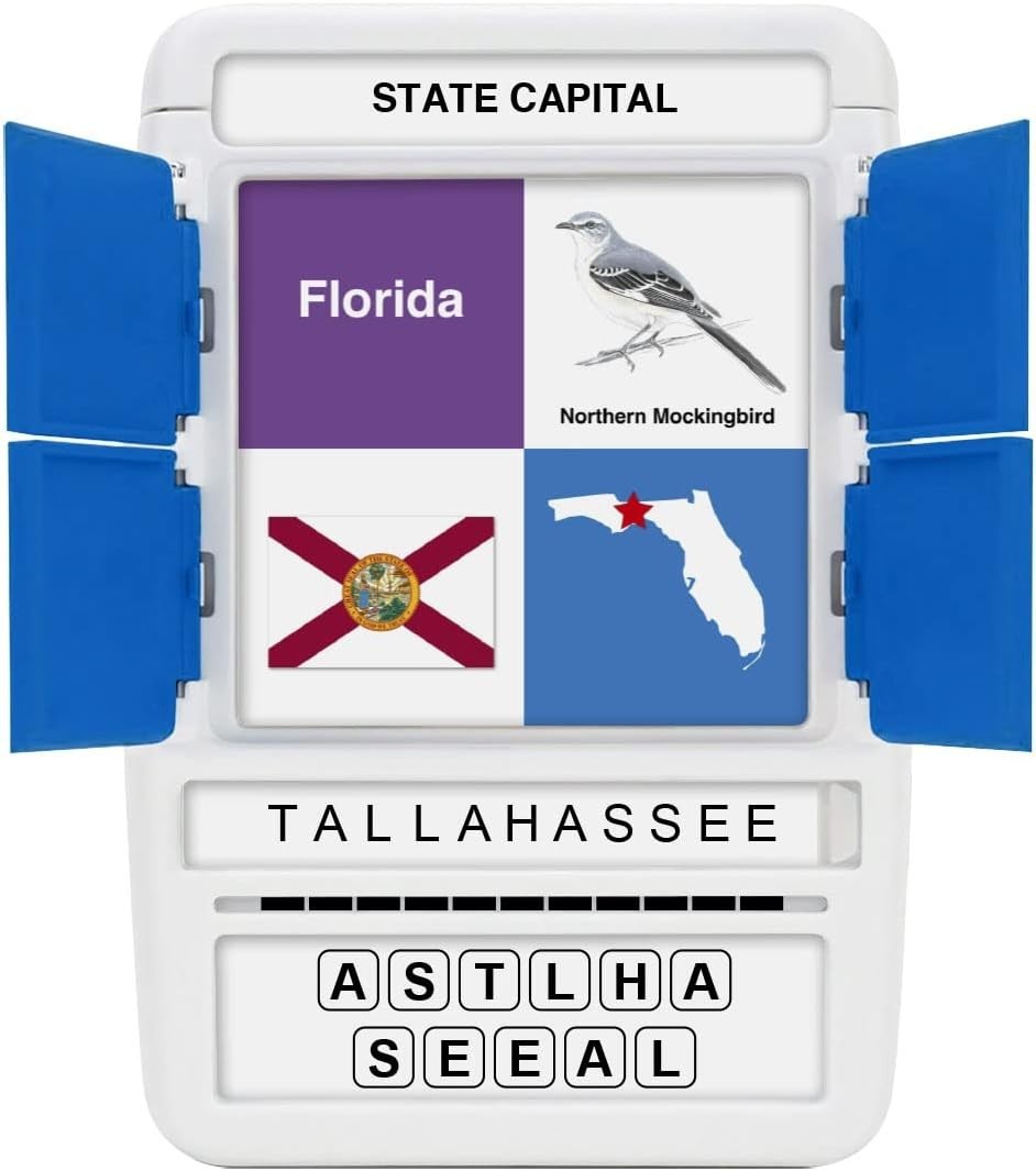 States & Capitals Flash Cards | All 50 States and Capitals to Learn | Fun and…