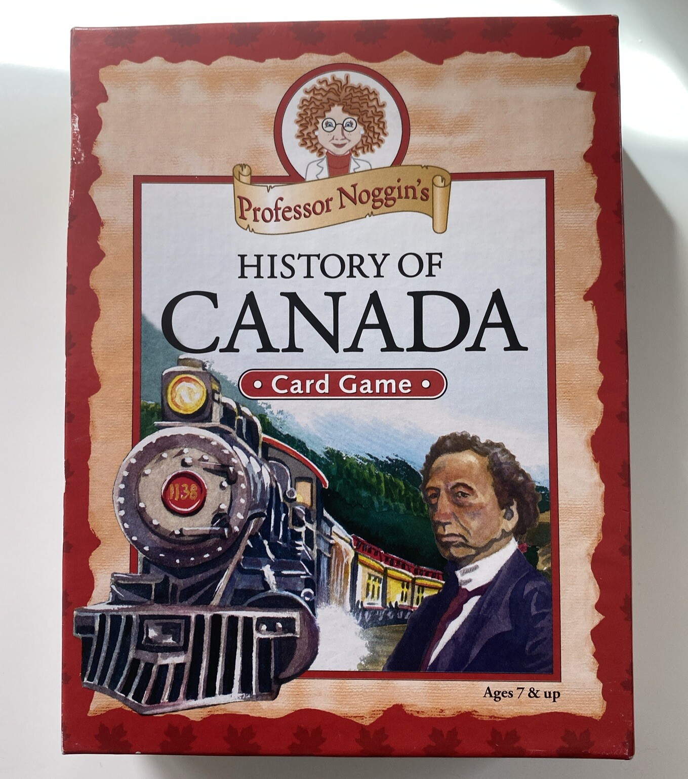 Professor Noggin’s History of Canada Card Game, Outset Media, Trivia Game Kids