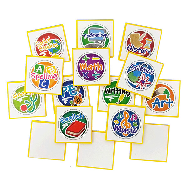 “I Can Do It!” Daily Checklist, reward incentive behavior chart WITH SUBJECTS!