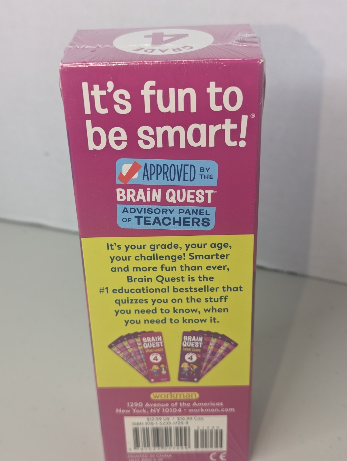 Brain Quest Smart Cards Grade 3 Ages 8-9 & Grade 4 Ages 9-10 Sealed