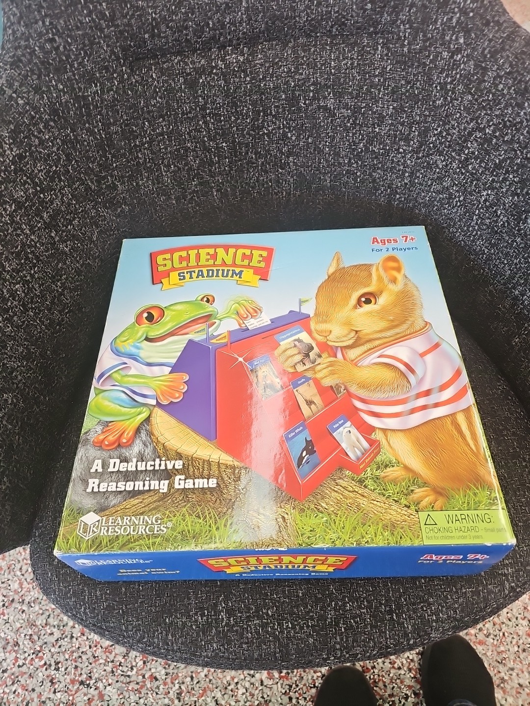 NEW Learning Resources Science Stadium Animal Guess Who? Guessing Game Reptiles+