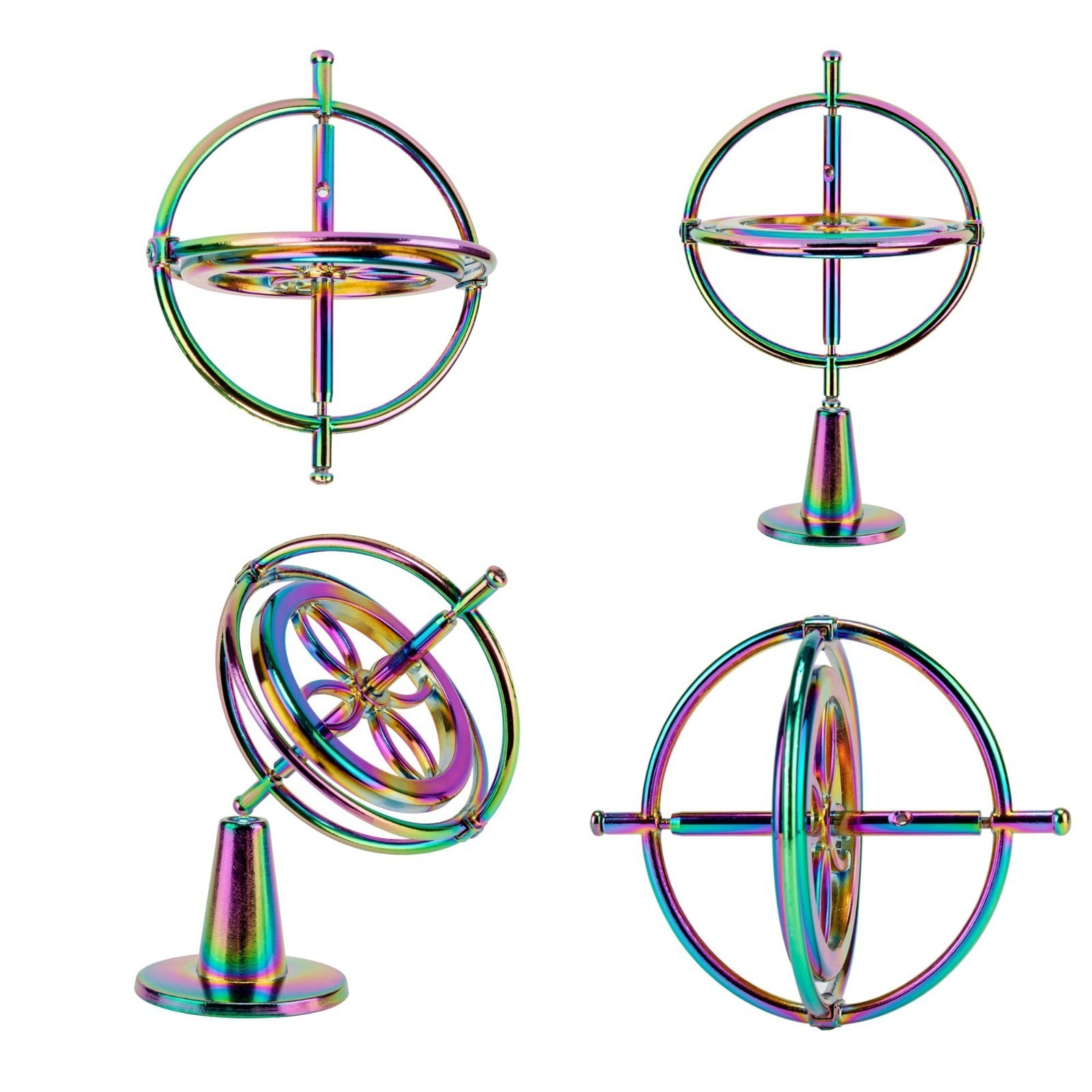 Anti-Gravity Gyroscope Rotating Desk Gyroscope Flying Motion Balance Physics Toy
