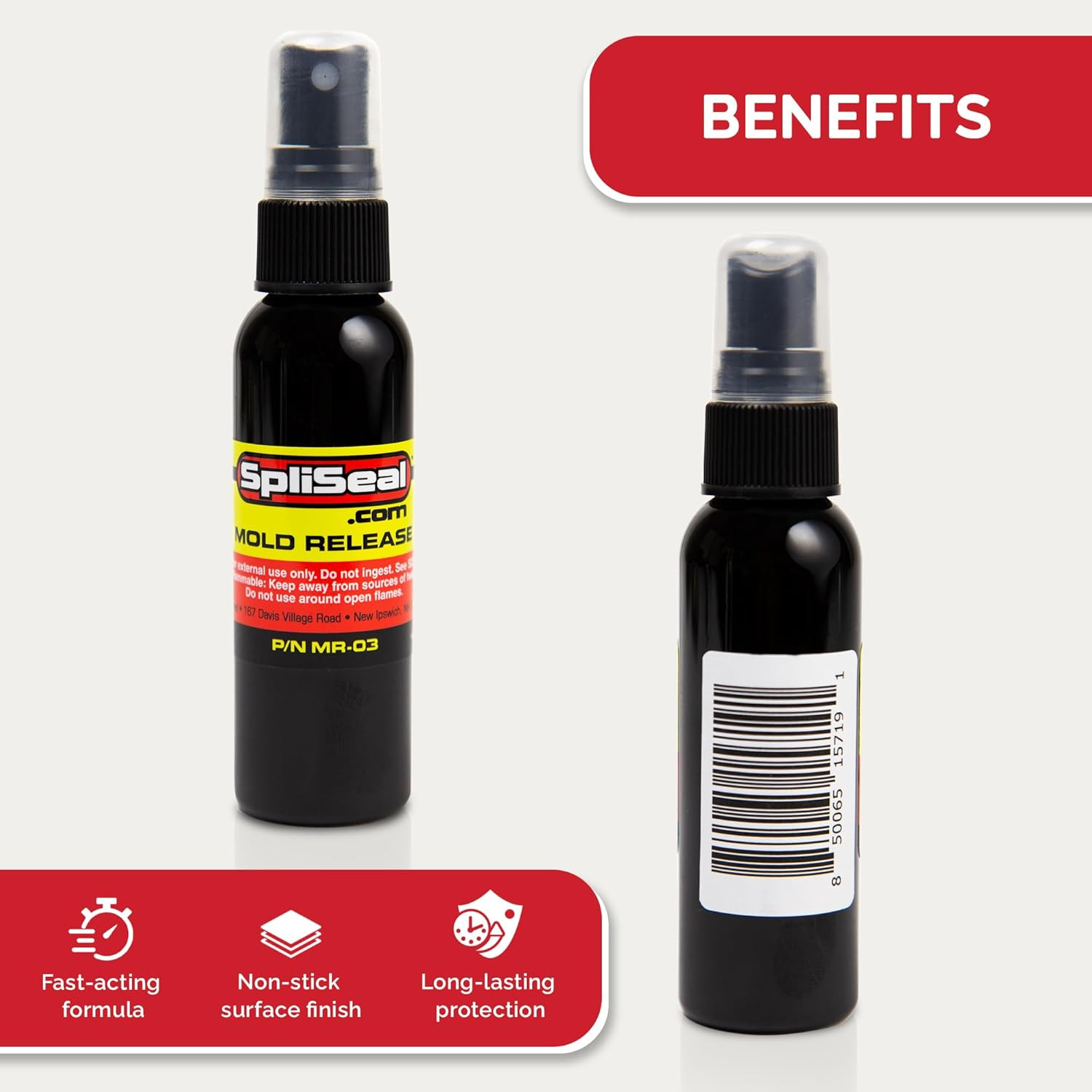Spliseal Mould Release Spray – Easy Clean Separation for Moulds, Pack of 4