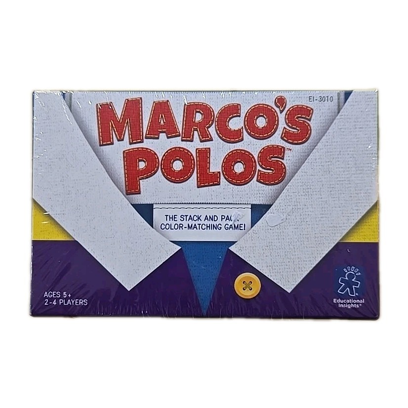 Marco Polos The Stack & Pack Colour Matching Card Game Family Learning New