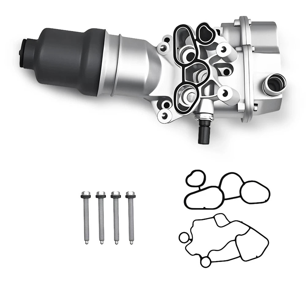 Aluminium Oil Filter Housing Compatible with Audi A3 A4 Quattro TT TTS 2.0T 2…